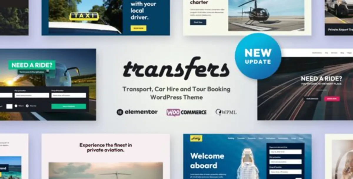 Transfers – Transport and Car Hire WordPress Theme